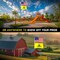 G128 Combo Pack: 25 Ft Telescoping Aluminum Flagpole (Black) & American and Gadsden Flags 3x5 Ft, Both ToughWeave Series Embroidered Polyester | Pole with Flags Included